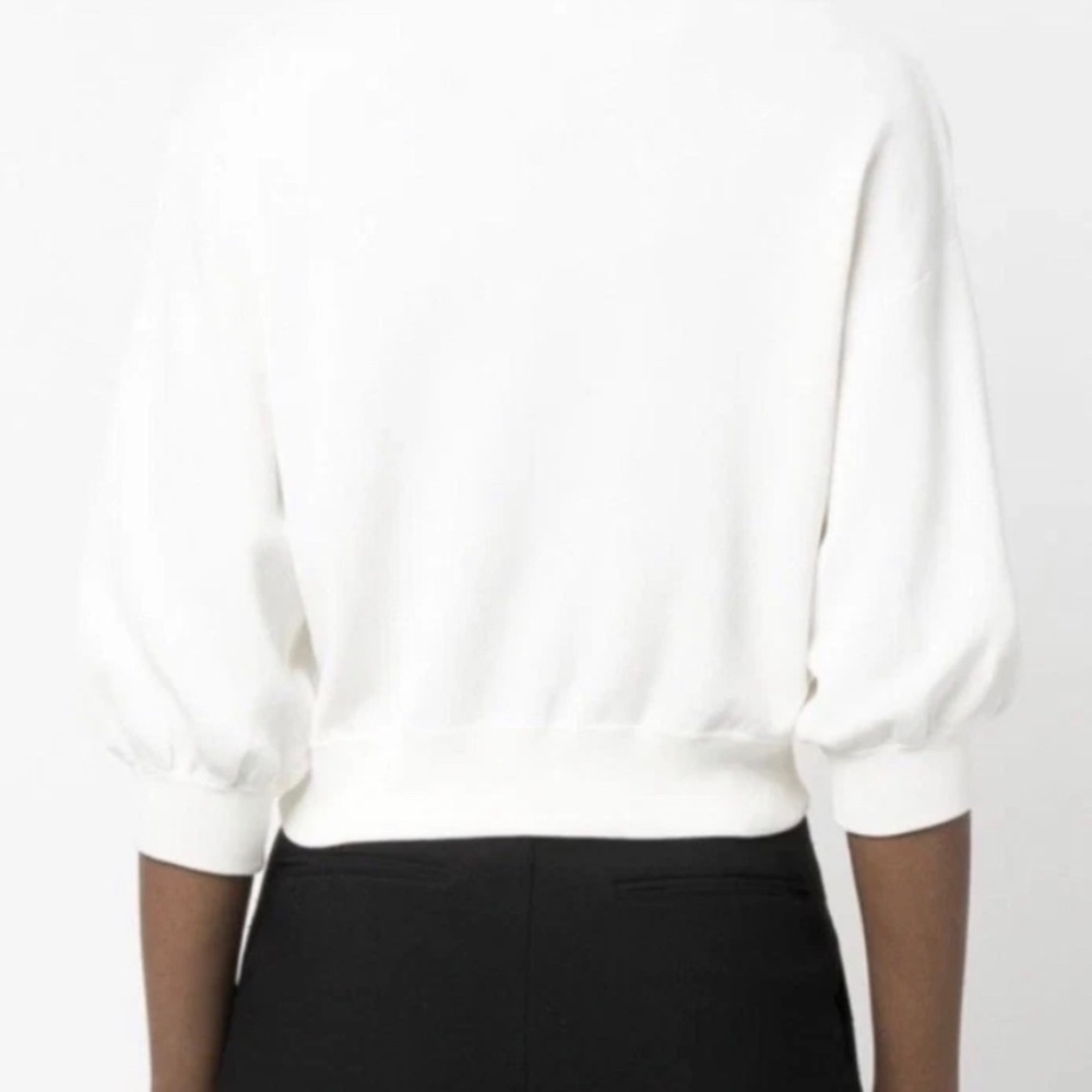 Aerie XS White Women's Puff-Sleeve Sweater